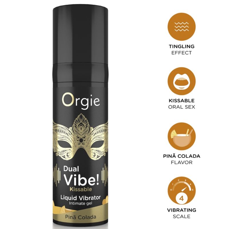 Orgie Dual Vibe! Piña Colada Stimulationsgel 15 ml