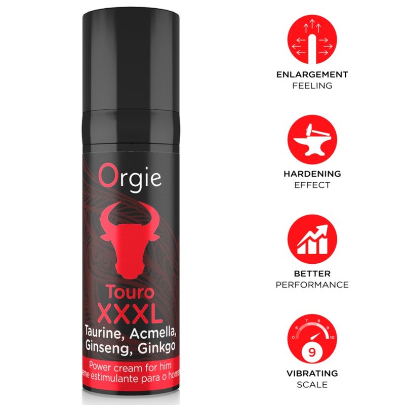 Orgie Touro XXXL Power Cream für ihn 15 ml