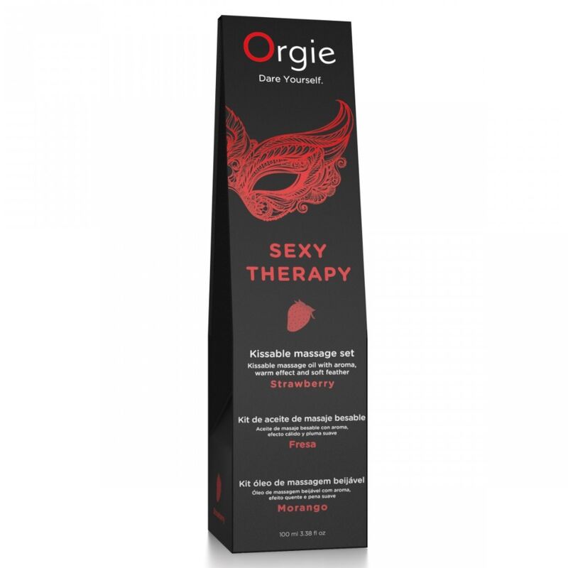 Orgie Lips Massage Kissable Massagegel Erdbeere 100 ml