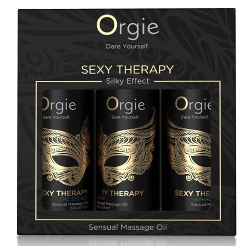 Orgie Sexy Therapy Mini Collection – Massageöle-Set, 3 × 30 ml