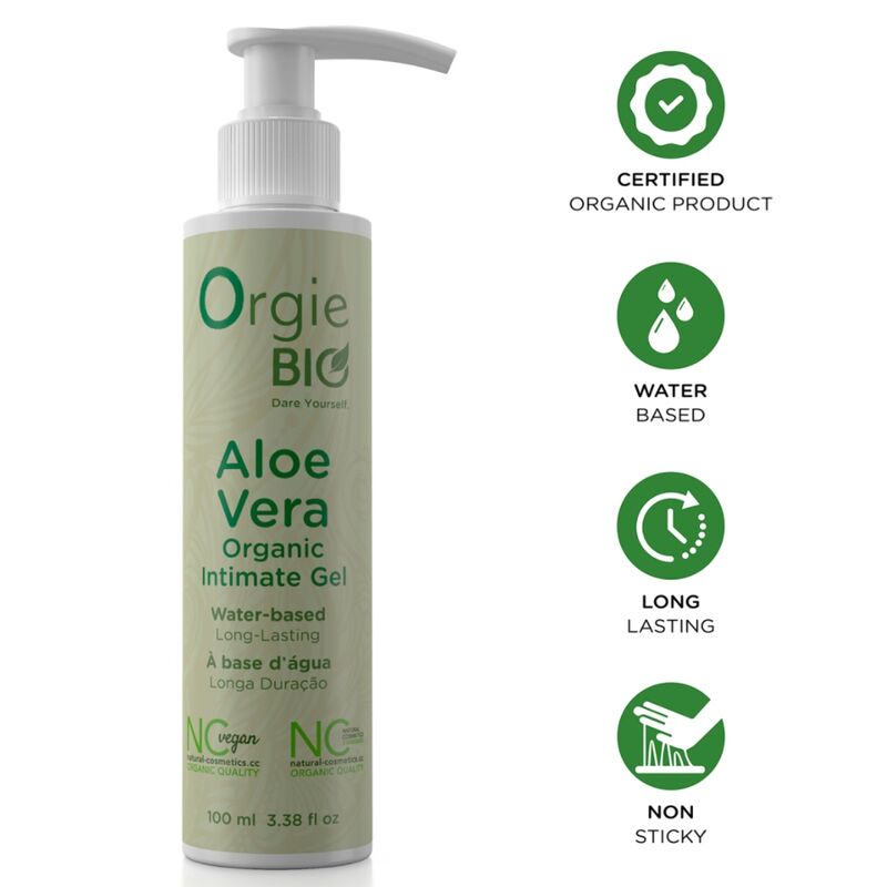 ORGIE Bio Aloe Vera Intimgel auf Wasserbasis 100 ml