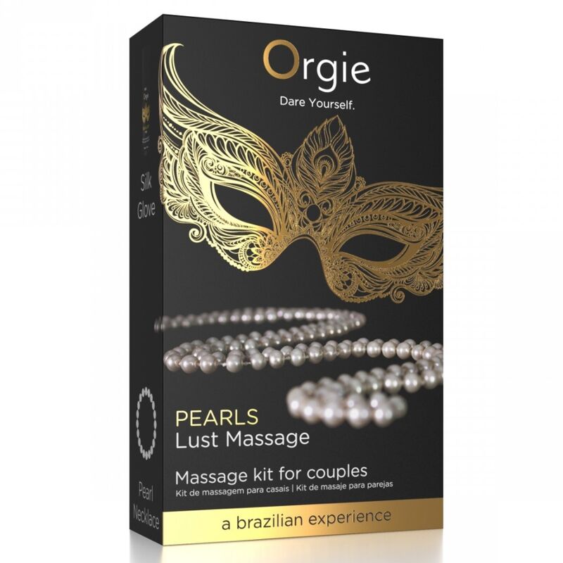Orgie Pearls Lust – Sensorisches Massage-Set mit Gel, 30 ml