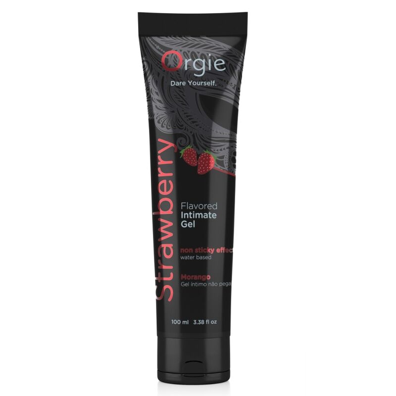 Orgie Lube Tube Strawberry Kissable Gleitgel 100 ml