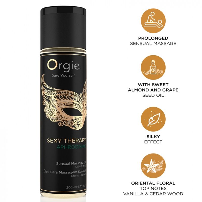 ORGIE Sexy Therapy Aphrodisiac Massageöl 200 ml