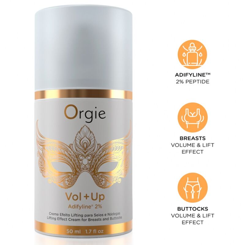 Orgie Vol+Up – Lifting-Pflegecreme für Brust und Po, 50 ml