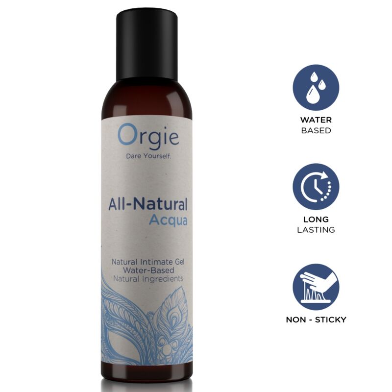 Orgie All-Natural Acqua Gleitgel 150 ml