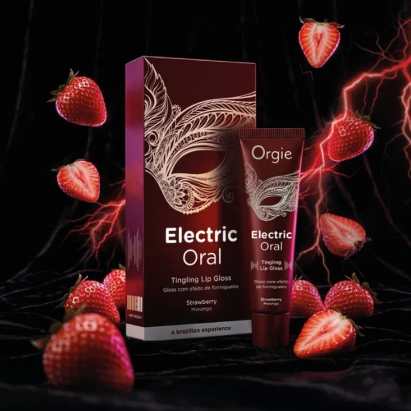 Orgie Electric Oral prickelnder Lipgloss Erdbeere 10 ml