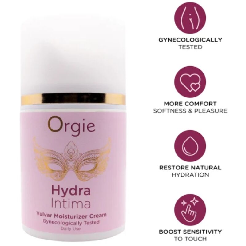 Orgie Hydra Intima – Feuchtigkeitscreme für die Vulva, 50 ml