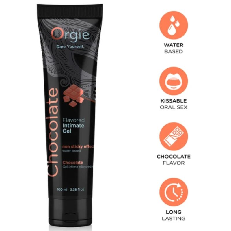 Orgie Lube Tube Chocolate Kissable Gleitgel 100 ml