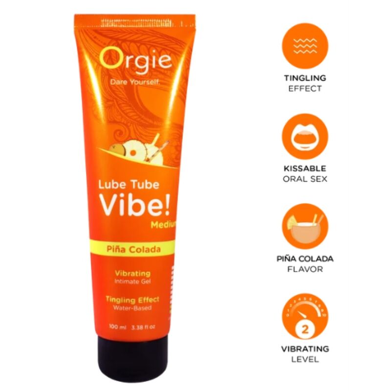 Orgie Lube Tube Vibe! Piña Colada Stimulationsgel 100 ml