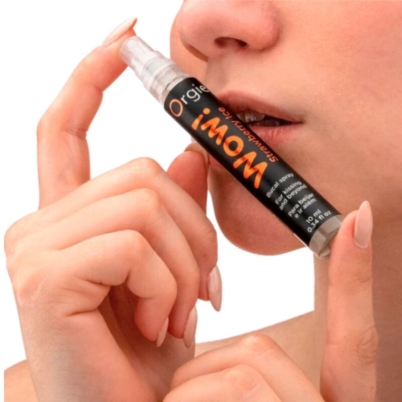 ORGIE Wow! Strawberry Ice Mundspray mit Kühleffekt – 10 ml