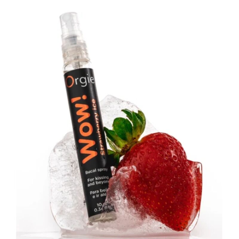 ORGIE Wow! Strawberry Ice Mundspray mit Kühleffekt – 10 ml