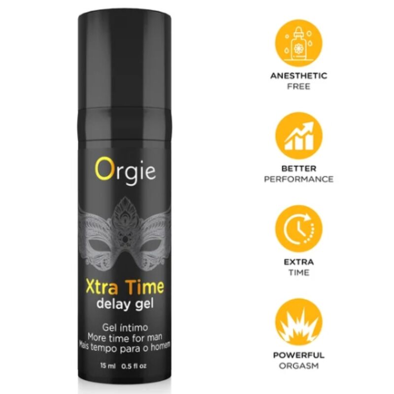 ORGIE Xtra Time Delay Gel im 15-ml-Pumpspender
