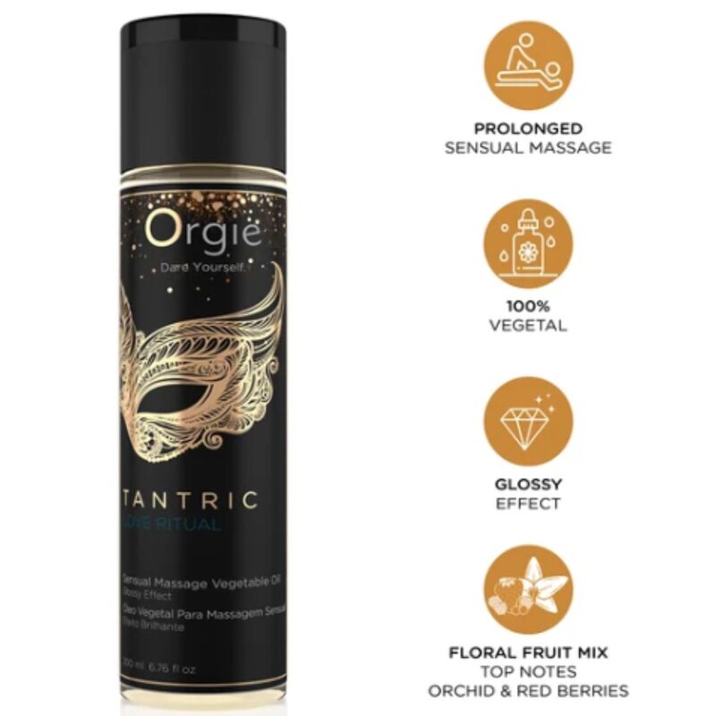 ORGIE Tantric Love Ritual Massageöl 200 ml