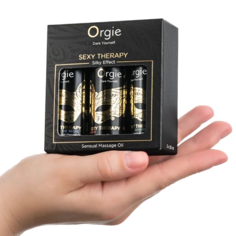 Orgie Sexy Therapy Mini Collection – Massageöle-Set, 3 × 30 ml