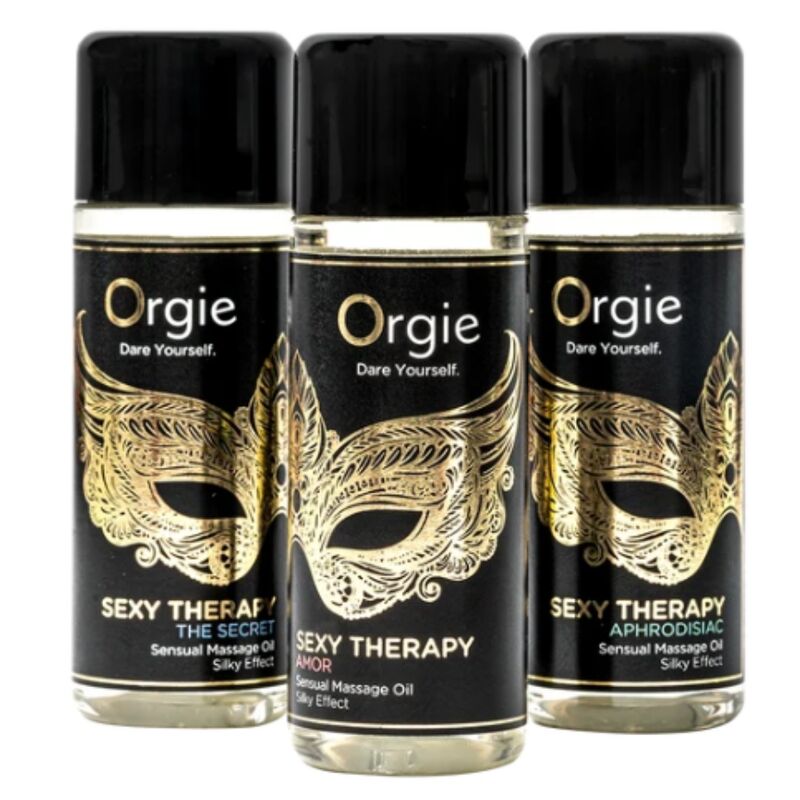 Orgie Sexy Therapy Mini Collection – Massageöle-Set, 3 × 30 ml