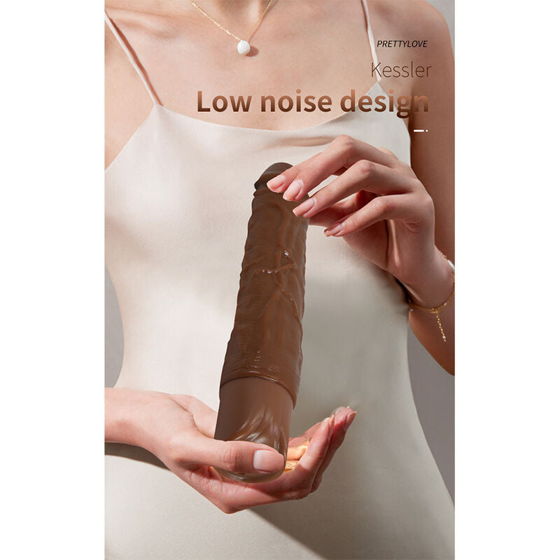 Pretty Love Kessler Stoßvibrator 22 cm – Braun