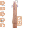 Pretty Love Kessler Stoßvibrator 22 cm – Natur