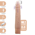 Pretty Love Kessler Stoßvibrator 22 cm – Natur