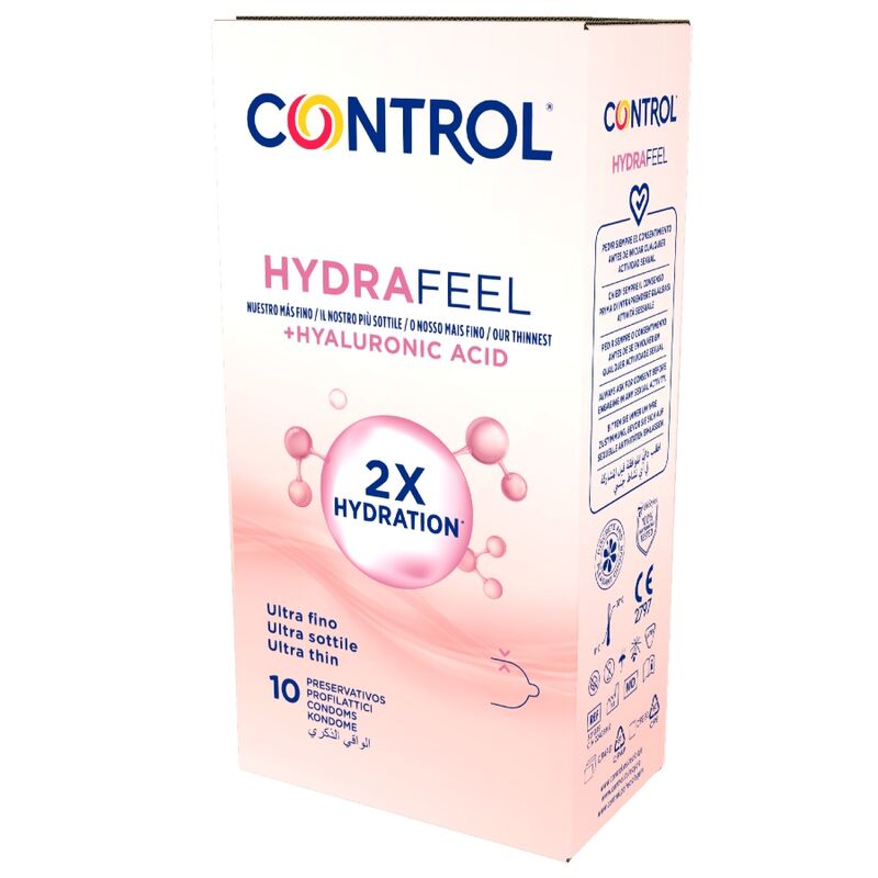 Control HydraFeel Kondome – Verpackung mit Seitenansicht