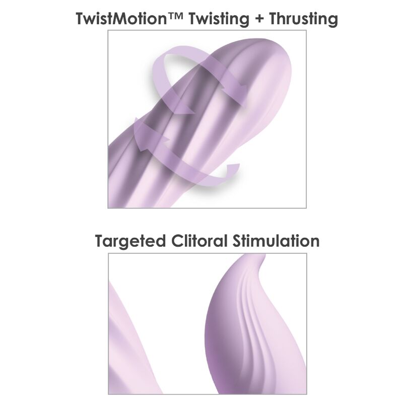 Fantasy for Her Fantasy Twist Rabbit-Vibrator mit Rotation Lila