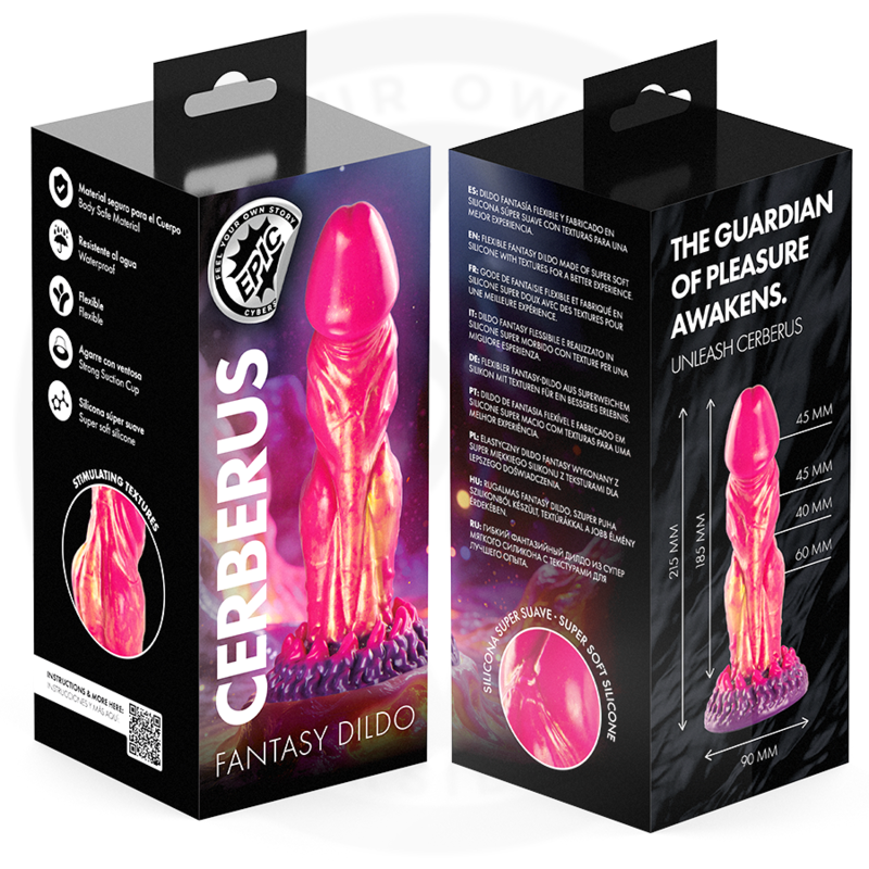 EPIC Cybersilicock Cerberus Silikondildo – 21,5 cm