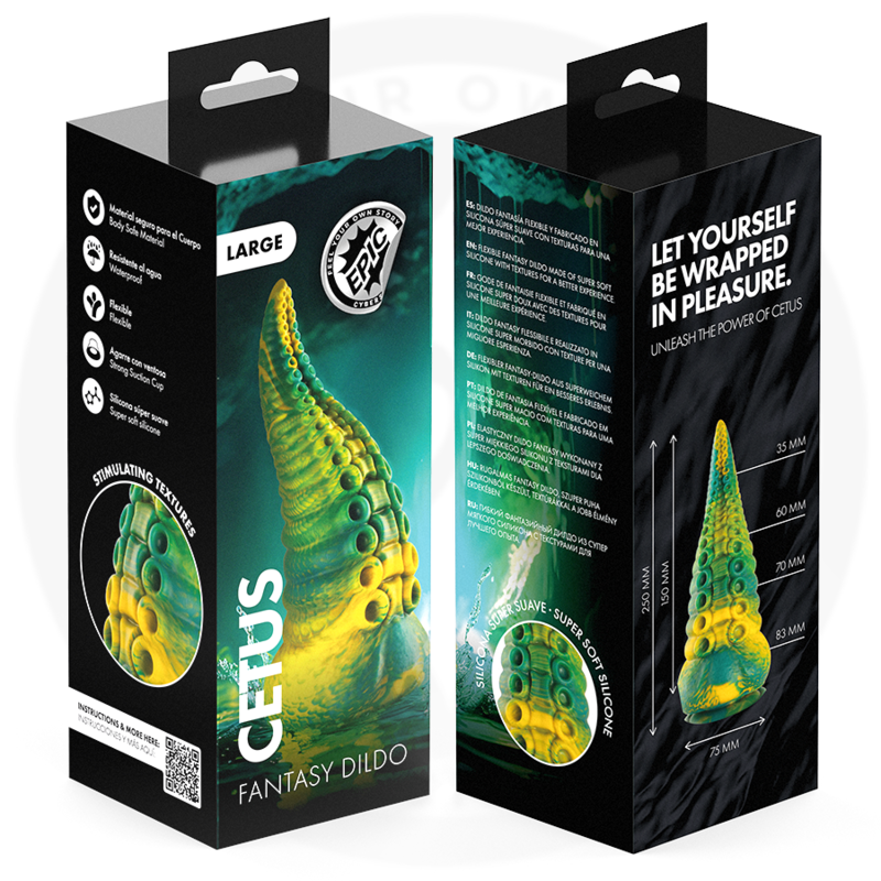 EPIC Cybersilicock Cetus Large Silikondildo – 20,5 cm