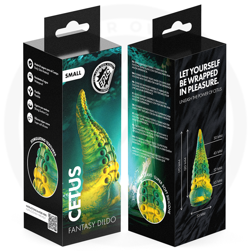 EPIC Cybersilicock Cetus Small Silikondildo – 17 cm