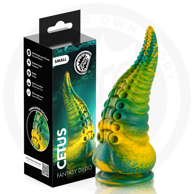 EPIC Cetus Small in Grün/Gelb mit Verpackung