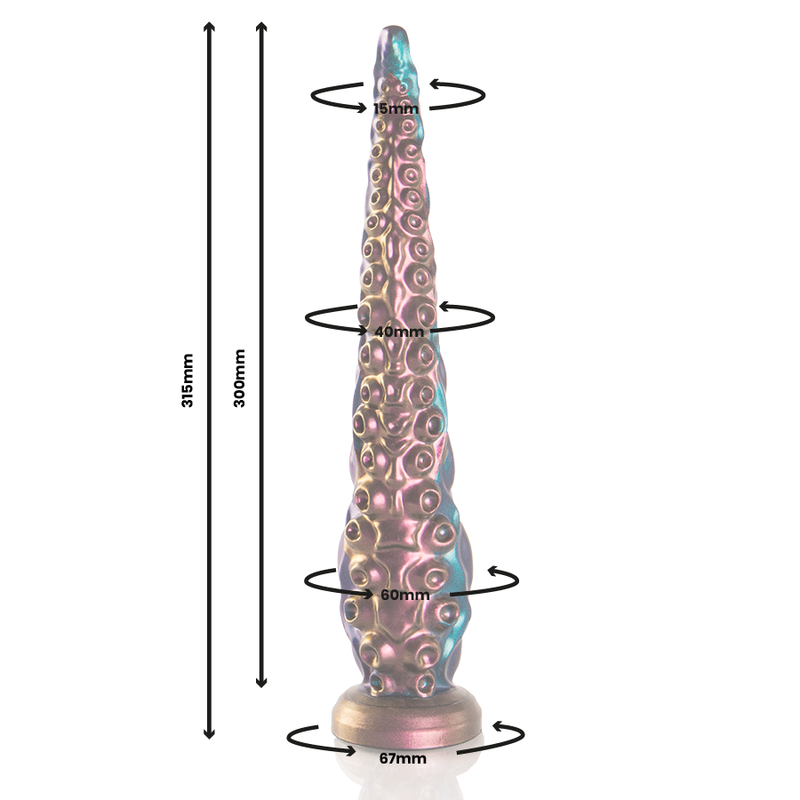EPIC Cybersilicock Charybdis Large Silikondildo – 31,5 cm