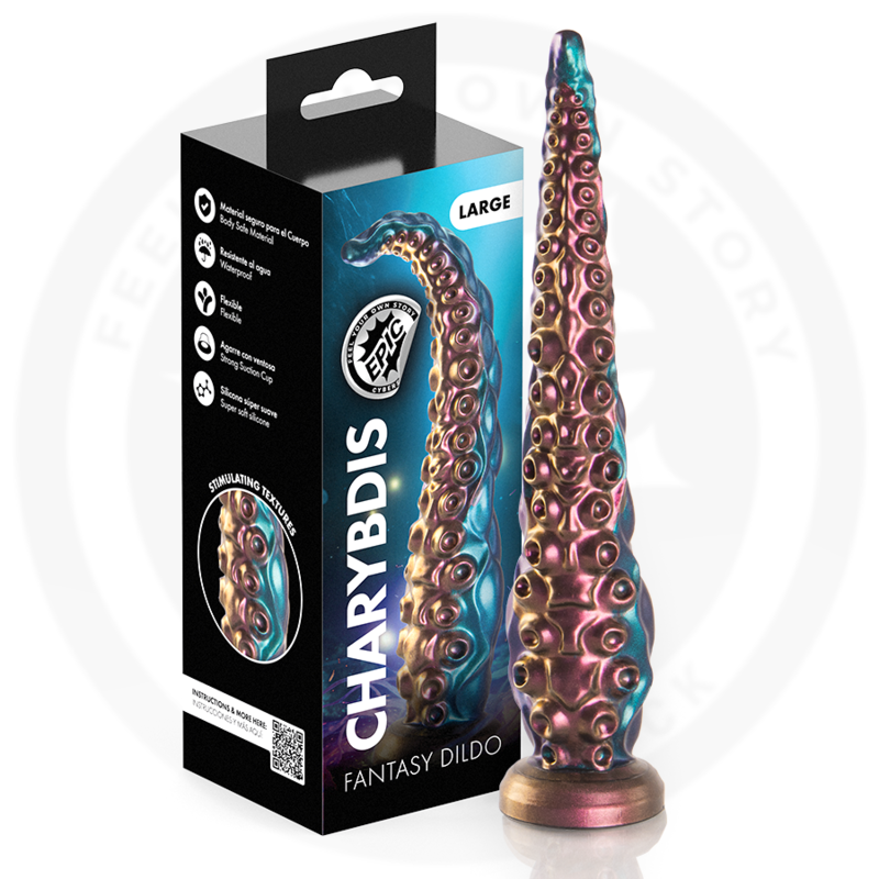 EPIC Charybdis Large in Braun/Blau mit Verpackung