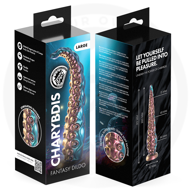 EPIC Cybersilicock Charybdis Large Silikondildo – 31,5 cm