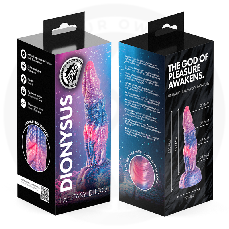 EPIC Cybersilicock Dionysus Silikondildo – 20 cm