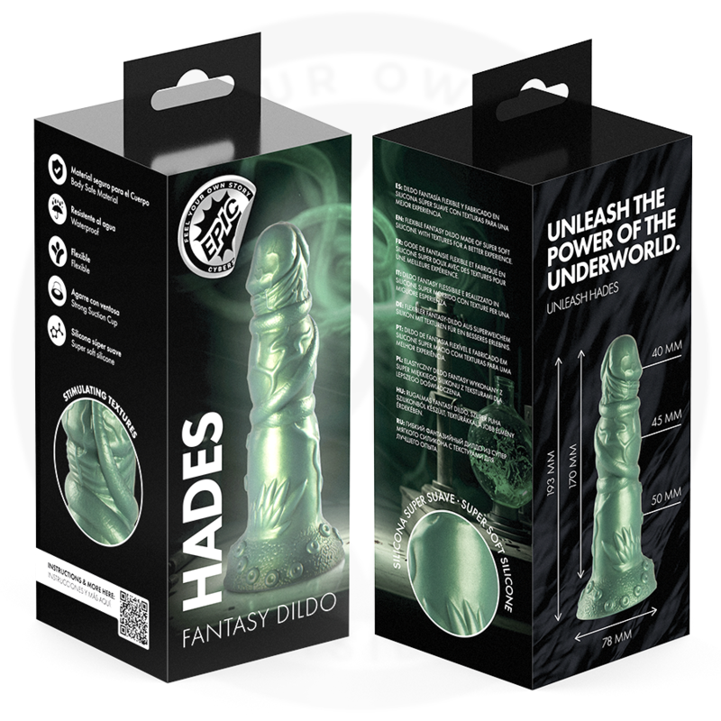 EPIC Cybersilicock Hades Silikondildo – 19,3 cm