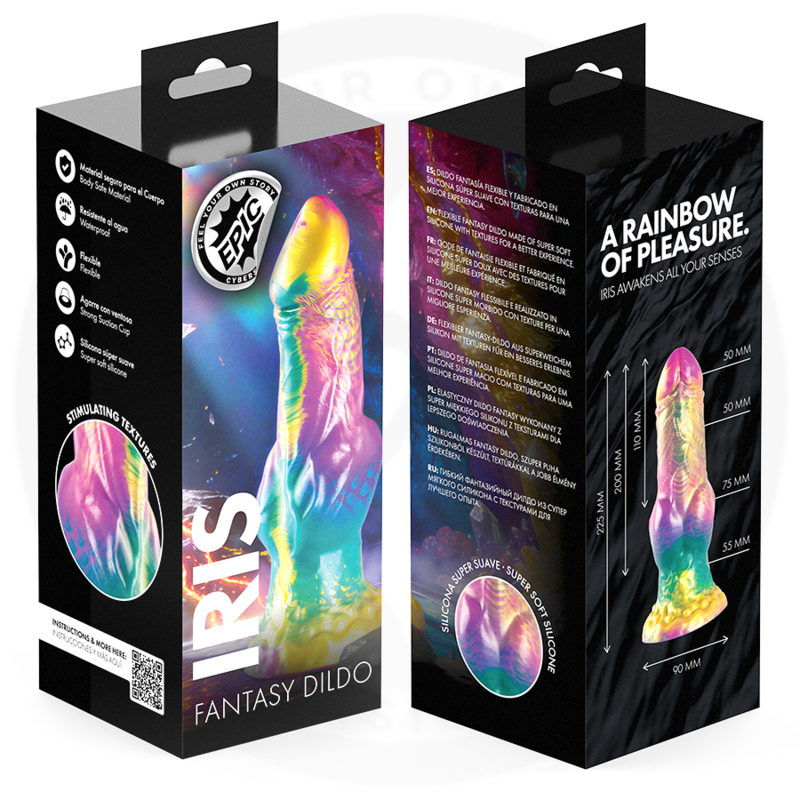 EPIC Cybersilicock Iris Silikondildo – 22,5 cm