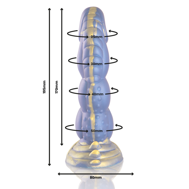 EPIC Cybersilicock Poseidon Silikondildo – 22 cm