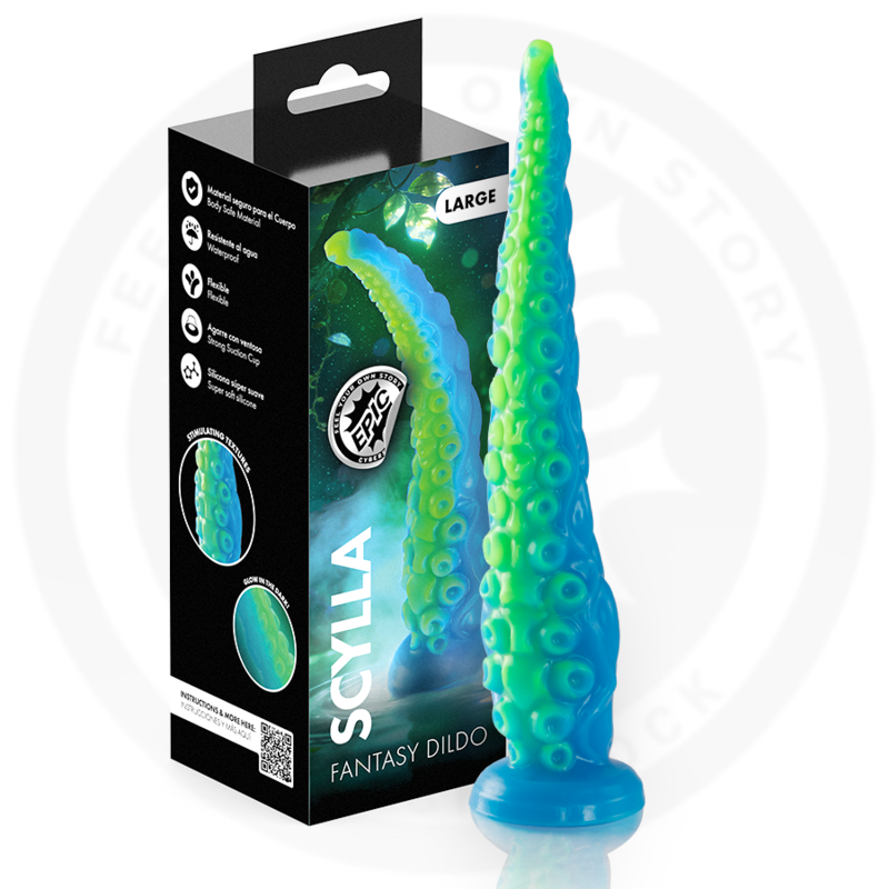 EPIC Scylla Large in Grün/Blau mit Verpackung