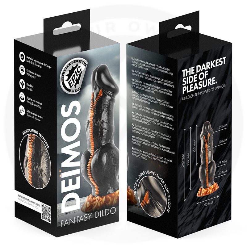 EPIC Cybersilicock Deimos Silikondildo – 24 cm