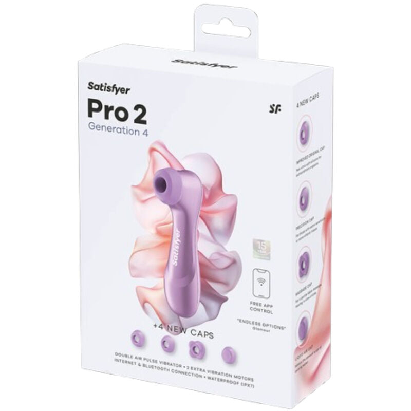 Satisfyer Pro 2 Generation 4 Connect App Klitorisstimulator Amethyst