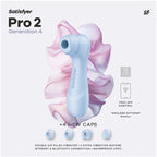 Satisfyer Pro 2 Generation 4 Connect App Klitorisstimulator Serene Blue