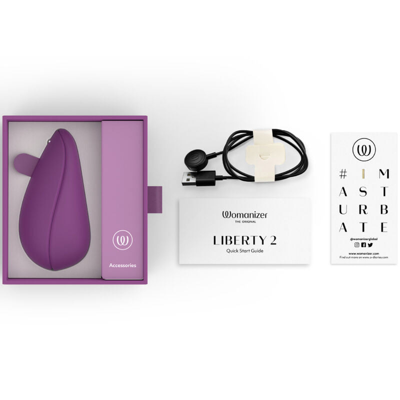 Womanizer Liberty 2 Klitorisstimulator Violett – 8 Intensitäten