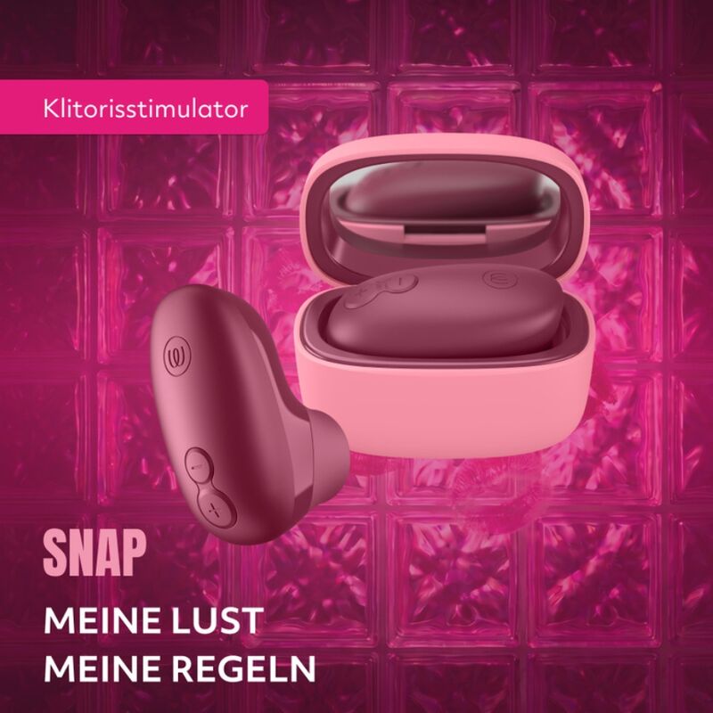 Womanizer Snap Crushed Berries Klitorisstimulator mit Ladecase