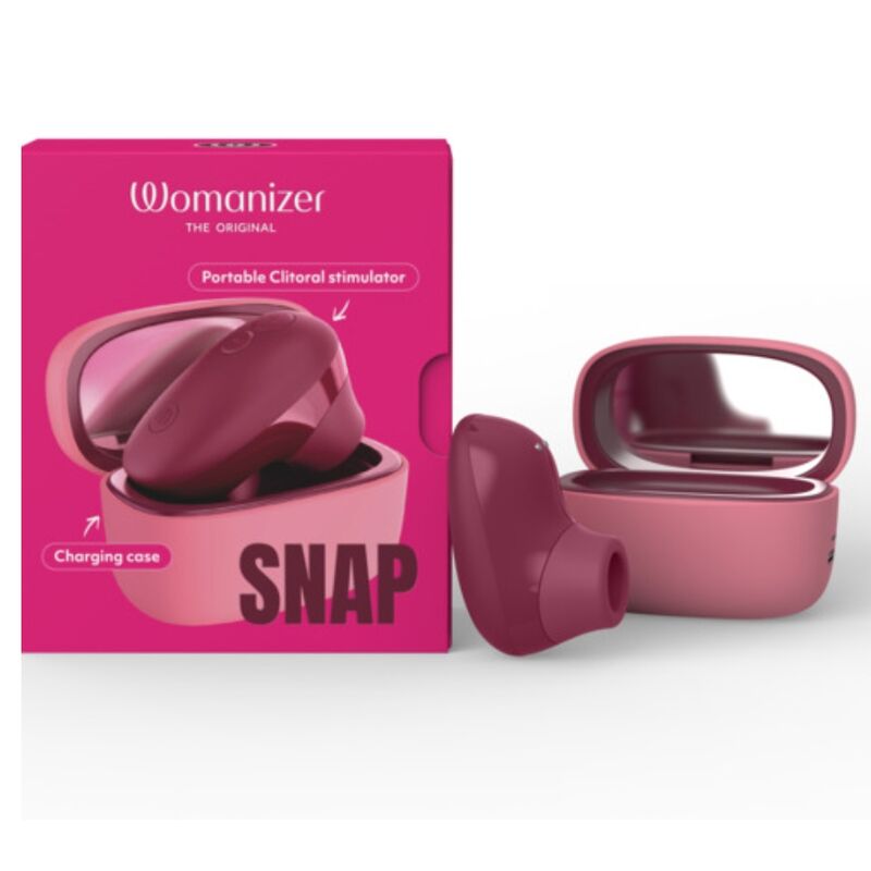 Womanizer Snap Crushed Berries Klitorisstimulator mit Ladecase