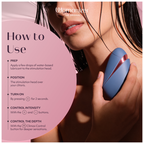 Womanizer Next Liberty Klitorisstimulator Blau/Rot – 3D Pleasure Air