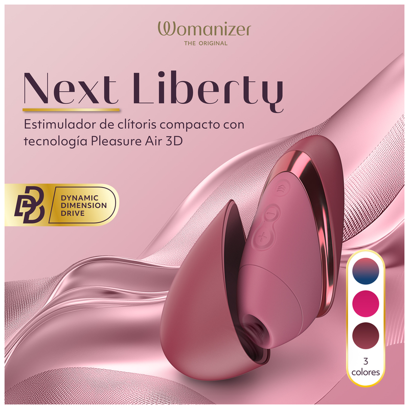 Womanizer Next Liberty Klitorisstimulator Bordeaux – Climax Control