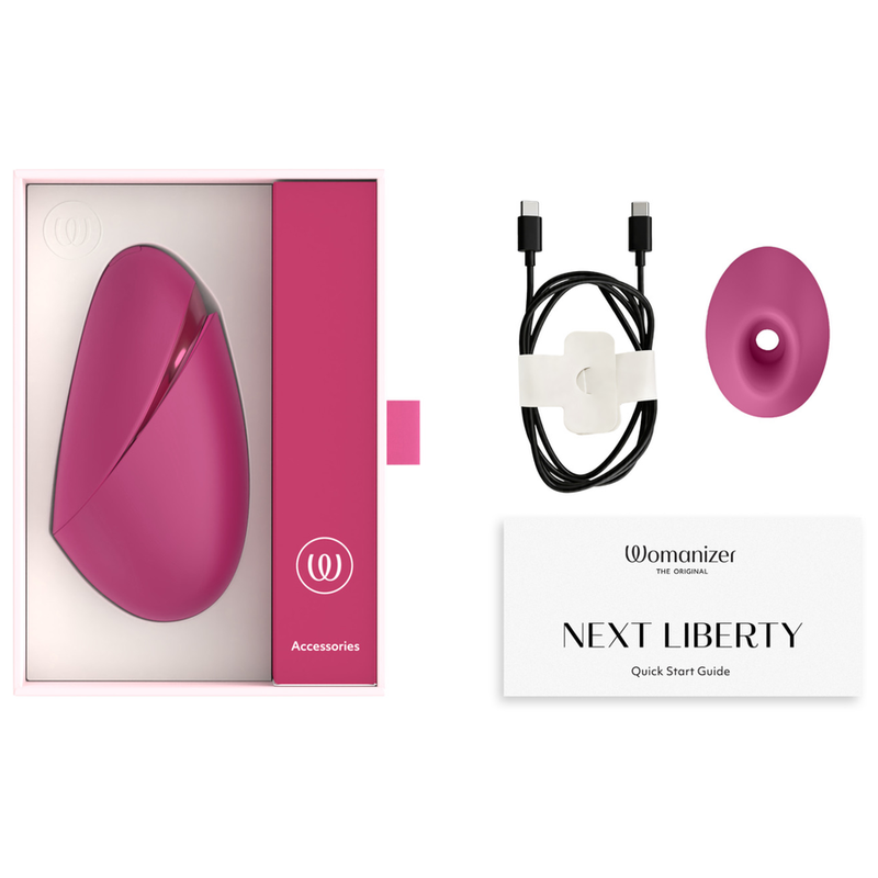 Womanizer Next Liberty Klitorisstimulator Leuchtendes Pink