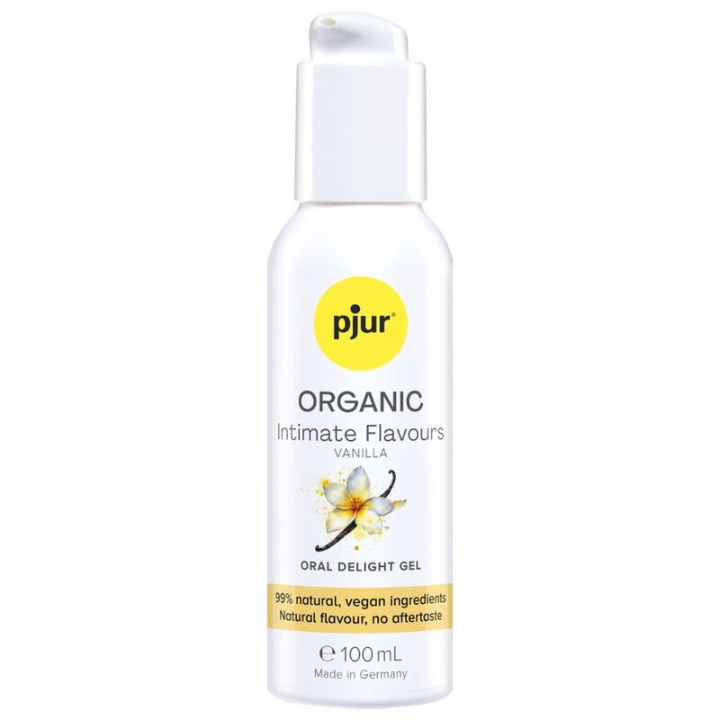 pjur ORGANIC Intimate Flavours Vanilla Oralgel – 100-ml-Pumpspender