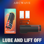 Arcwave Thruster automatischer Masturbator mit Hub & Rotation – Schwarz