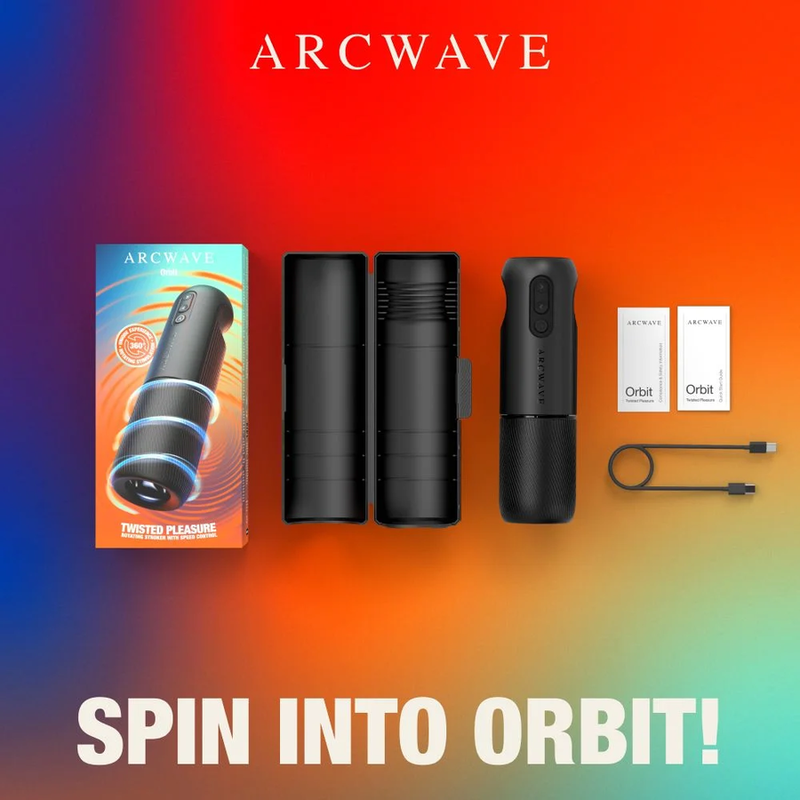 Arcwave Orbit rotierender Masturbator mit App – Schwarz