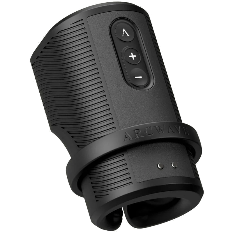 Arcwave Zing vibrierender Masturbator mit offenem Sleeve – Schwarz